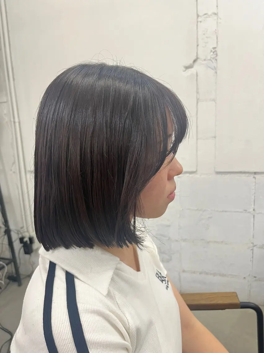 ショート ボブ カット ヤマモト マミコのヘアスタイル