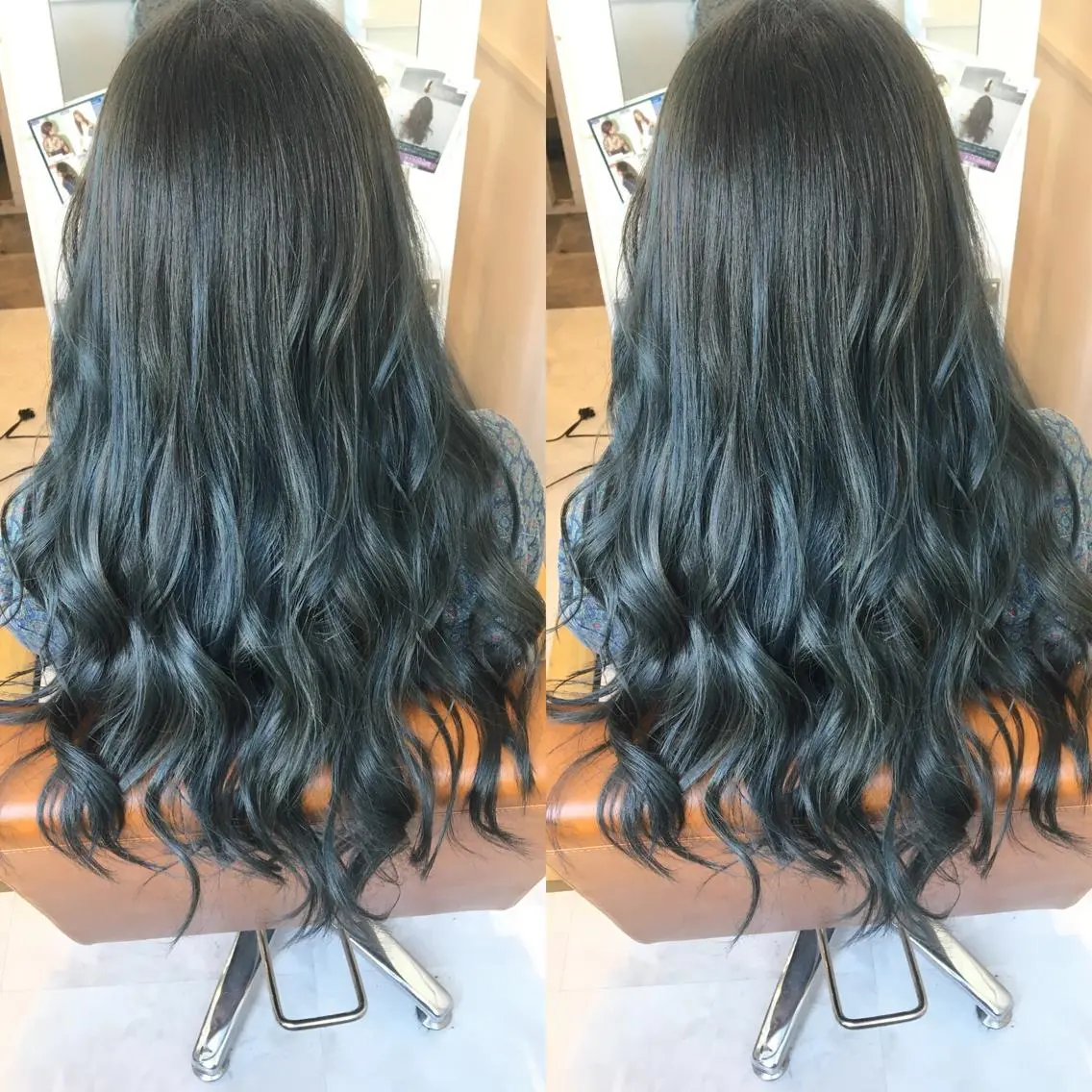 ロング カラー ブルーカラー ハイライトカラー ハイライト 美髪・艶髪特化美容師 RYOJIのヘアスタイル