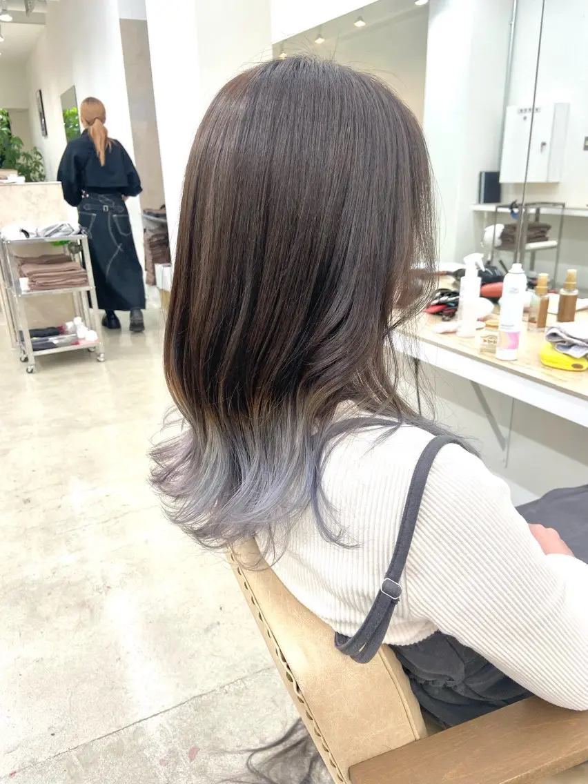 ミディアム カラー ブリーチ カット ヘアカラー トリートメント BOB🌟ハイトーン /ブリーチ/TAKUのヘアスタイル