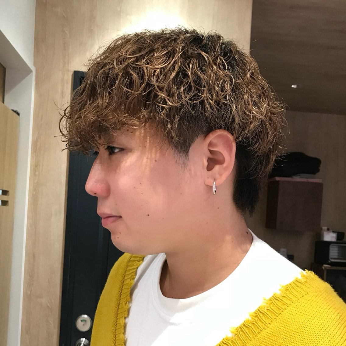 パーマ メンズ カット パーマ メンズ,ショート モデル募集/yuanのヘアスタイル