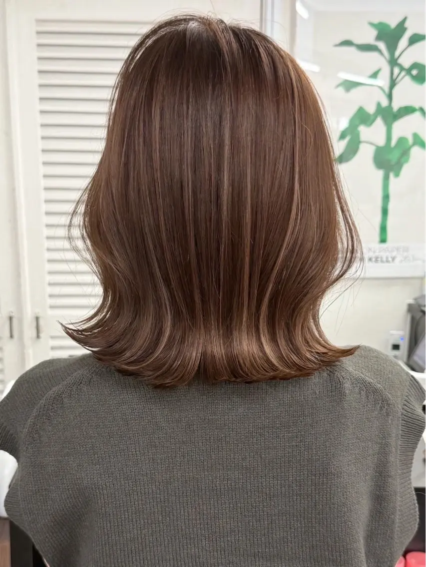 ミディアム カラー ハイライトカラー ハイライト ヘアカラー 🌈透明感カラー🌈 🌟吉田祐介🌟のヘアスタイル