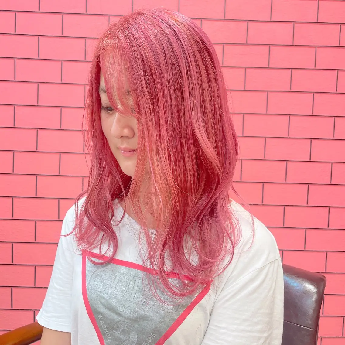ロング カラー バレイヤージュ ブリーチ ケアブリーチ ダブルカラー イヤリングカラー ヘアカラー トリートメント ブリーチの神 KYONのその他イメージ
