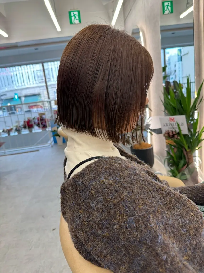 ショート カラー カット ヘアカラー トリートメント ヘアセット レイヤー&カラー 人気美容師倉崎涼のヘアスタイル