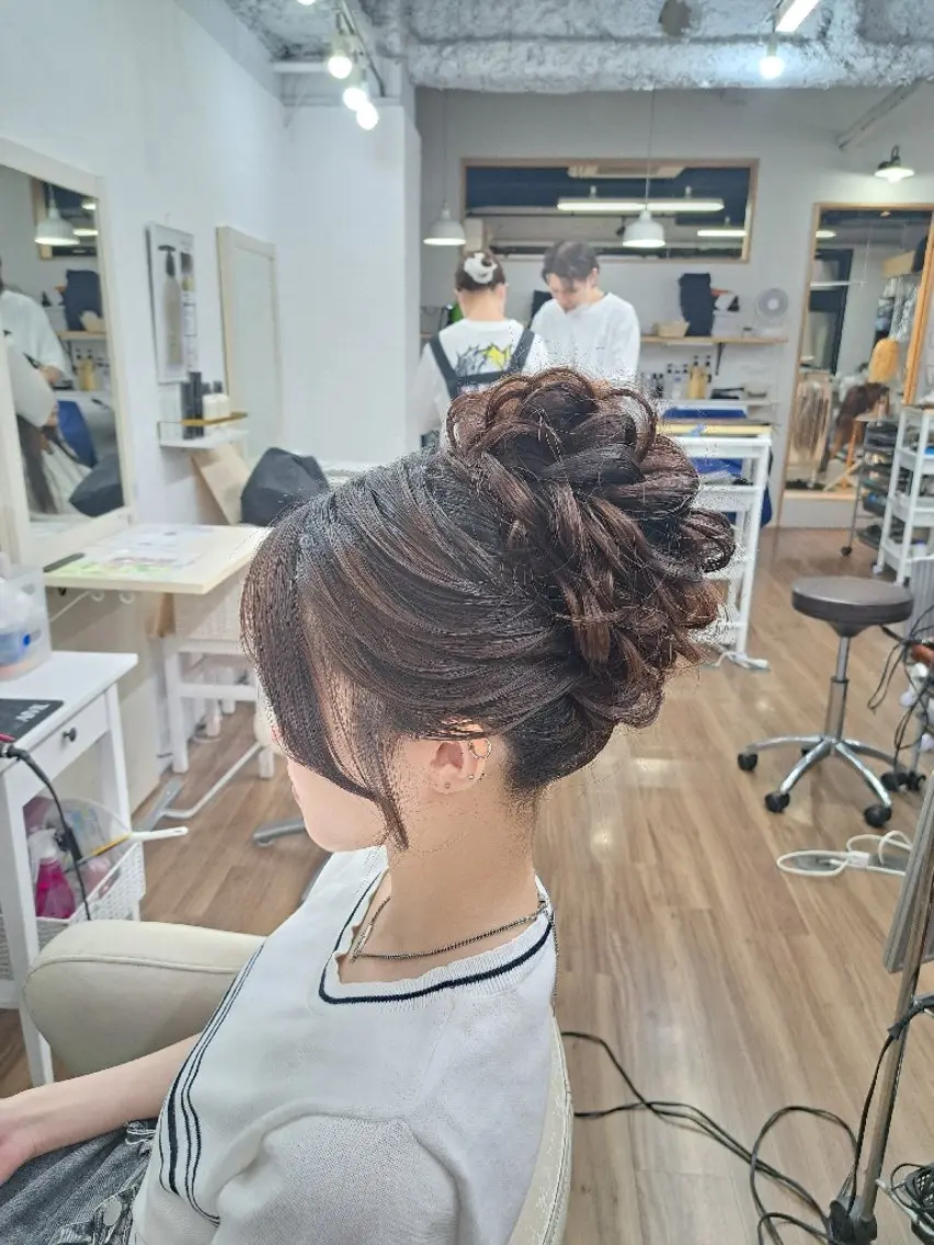 ヘアアレンジ ロング ヘアセット GLOSS心斎橋🌹 はるなのヘアスタイル
