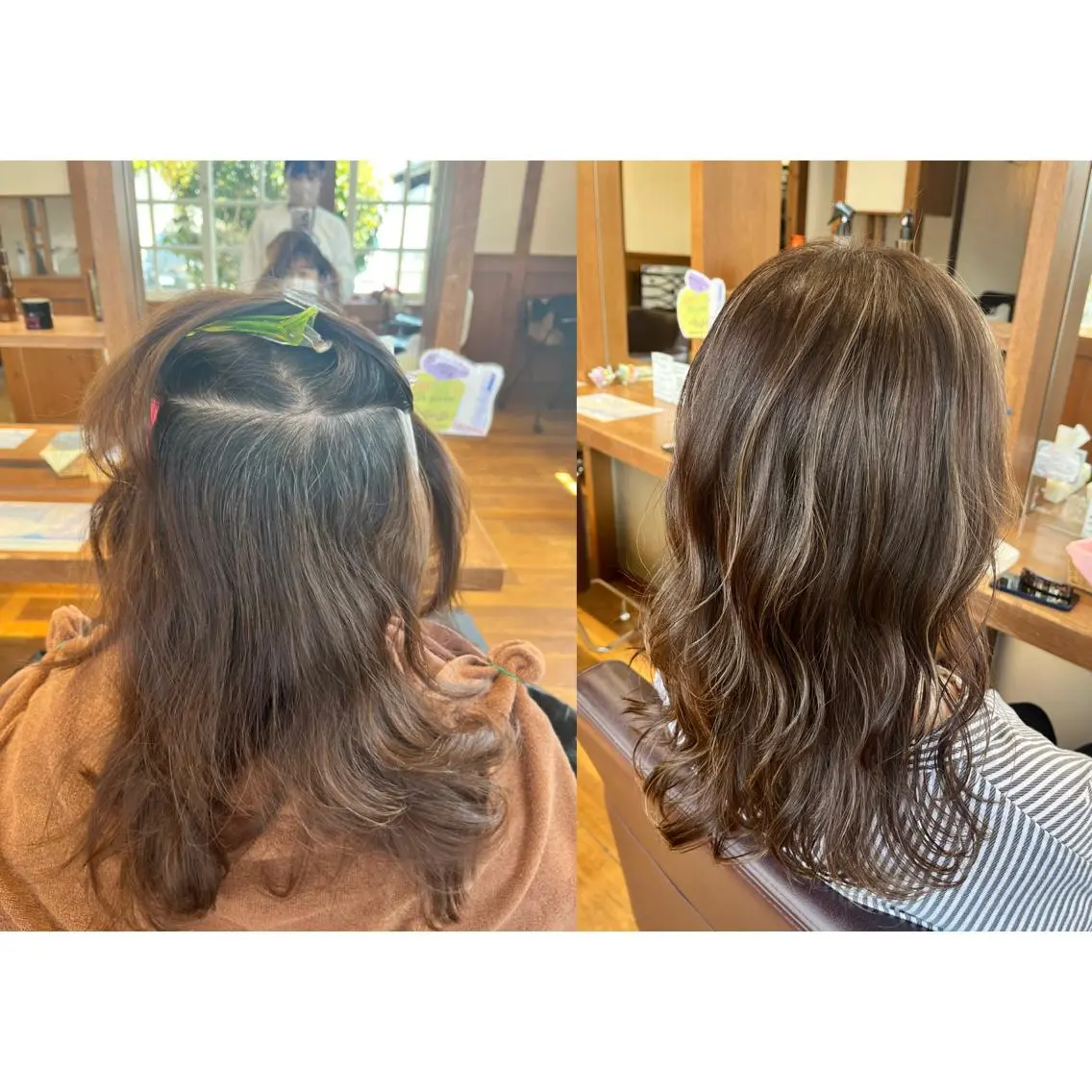 セミロング カラー ヘアアレンジ topstylist 野口 雅のヘアスタイル
