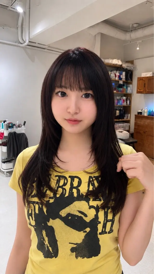 セミロング 韓国風ヘア レイヤーカット ショート/髪質改善/ アフロ美容師しゅんのヘアスタイル