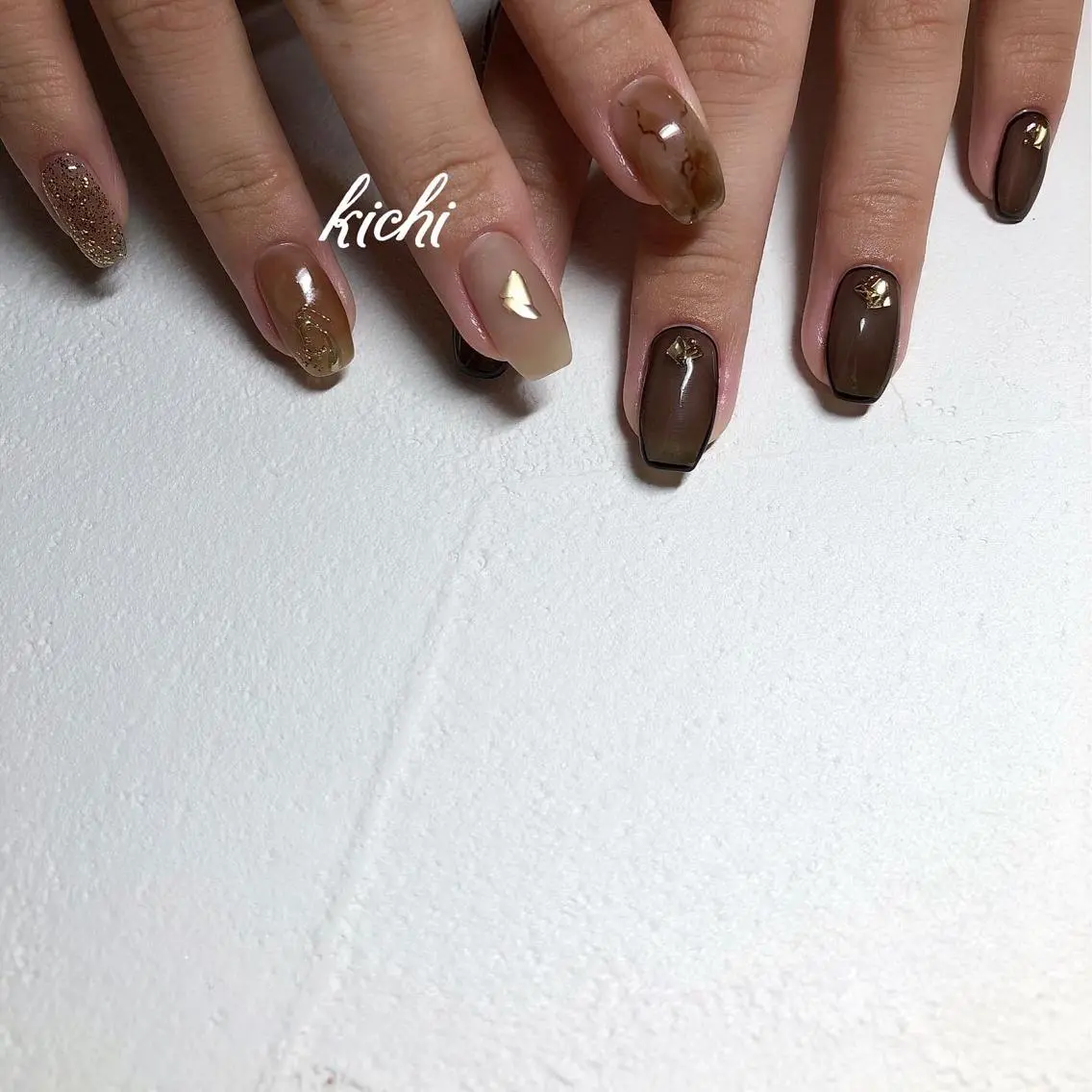 ネイル kichi･: *のネイルデザイン