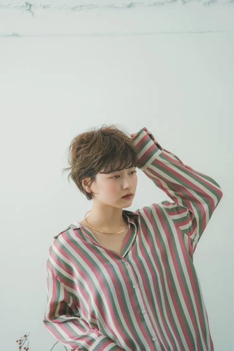 ショート カラー ヘアアレンジ 期間限定モデル募集! 平尾高宮／谷口楓佳のヘアスタイル