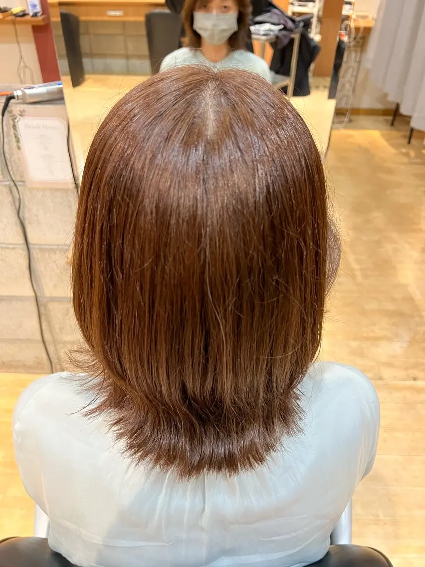 ミディアム カラー 艶カラー♡ ゆうかのヘアスタイル
