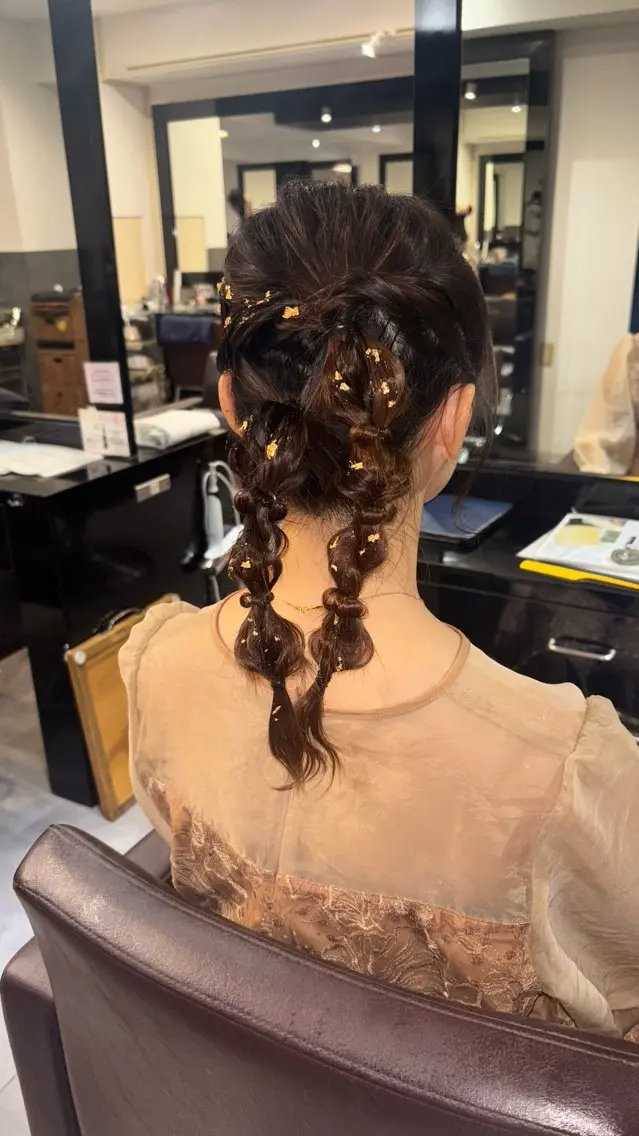 ミディアム ヘアセット Neolive susu  宮澤ことのヘアスタイル