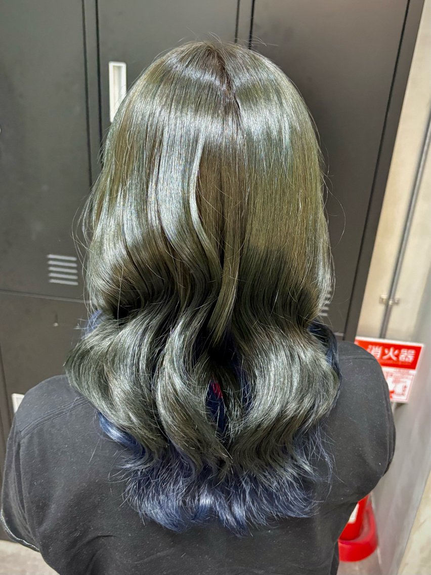 セミロング カラー ヘアカラー トリートメント ALLEN hair /まなのヘアスタイル
