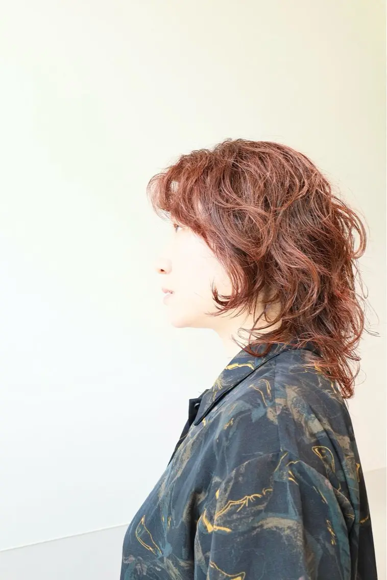 ミディアム カラー 骨格補正カット✂︎ 🌟菅野陽介🌟のヘアスタイル