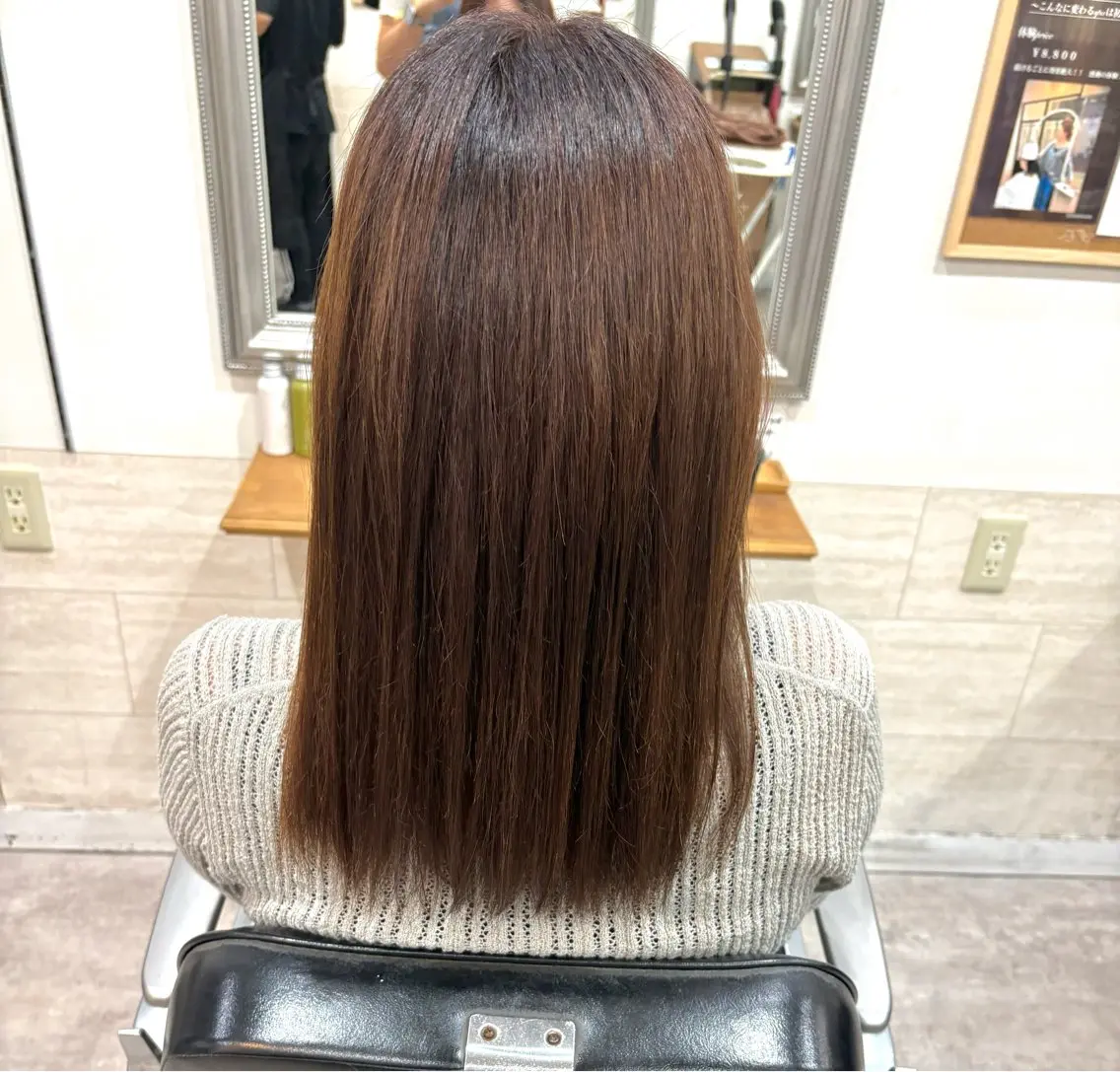 ロング カラー ヘアカラー 堀川 希歩のヘアスタイル