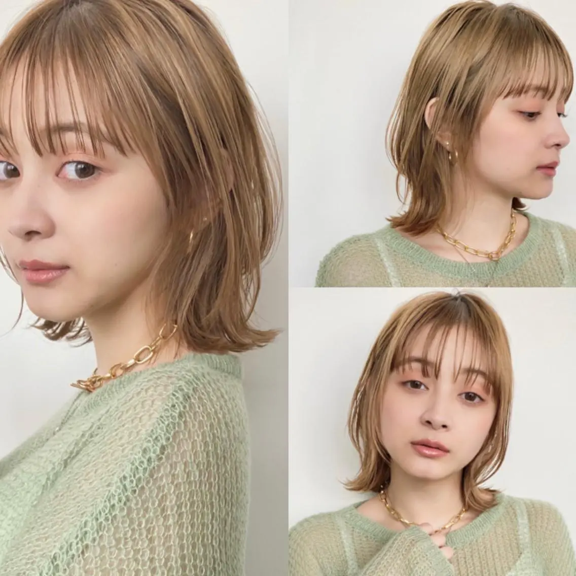 ショート カラー パーマ KONOMI スタイリストのヘアスタイル