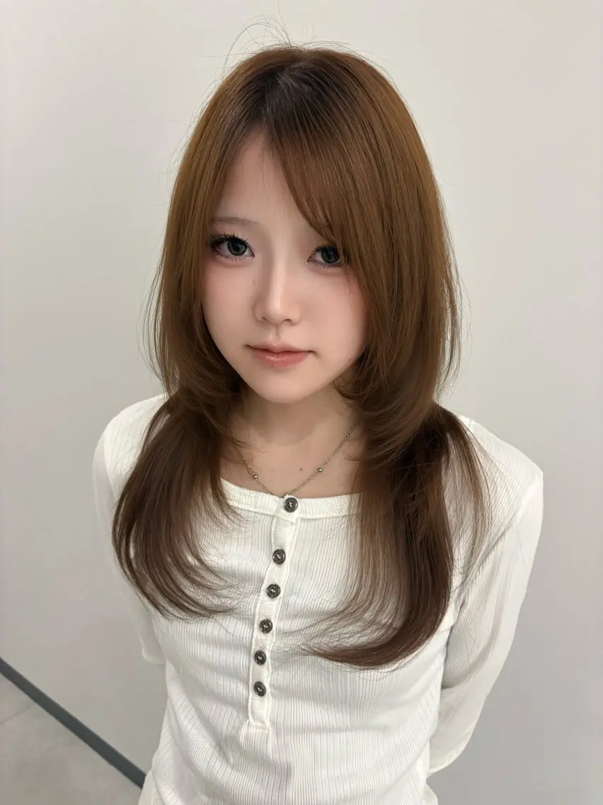 ミディアム ミサキ/モデル募集 京都烏丸四条大宮のヘアスタイル
