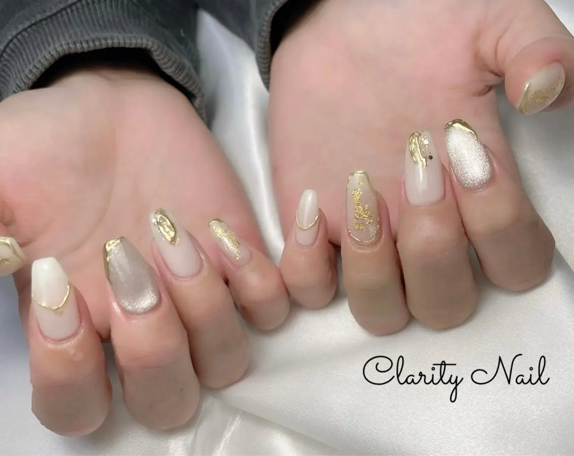 ネイル アートネイル 持ち込み ハンドネイル Clarity Nailのネイルデザイン
