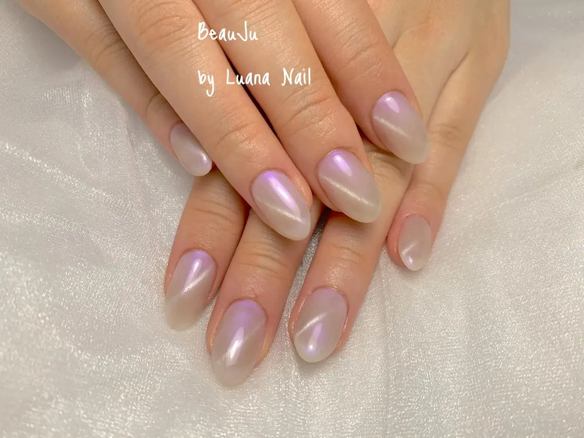 ネイル マグネットネイル ハンドネイル BeauJu by Luana Nailのネイルデザイン