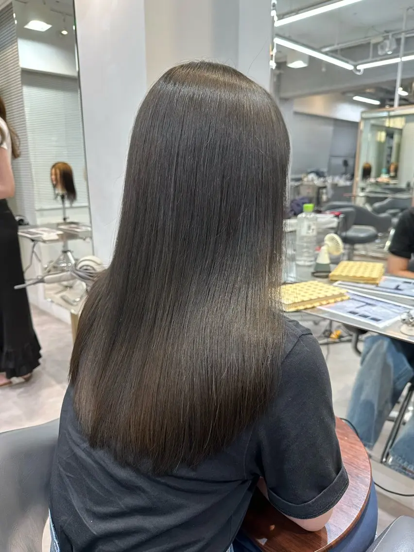 ロング カラー カット ヘアカラー トリートメント HIROKI /艶カラー/カットのヘアスタイル