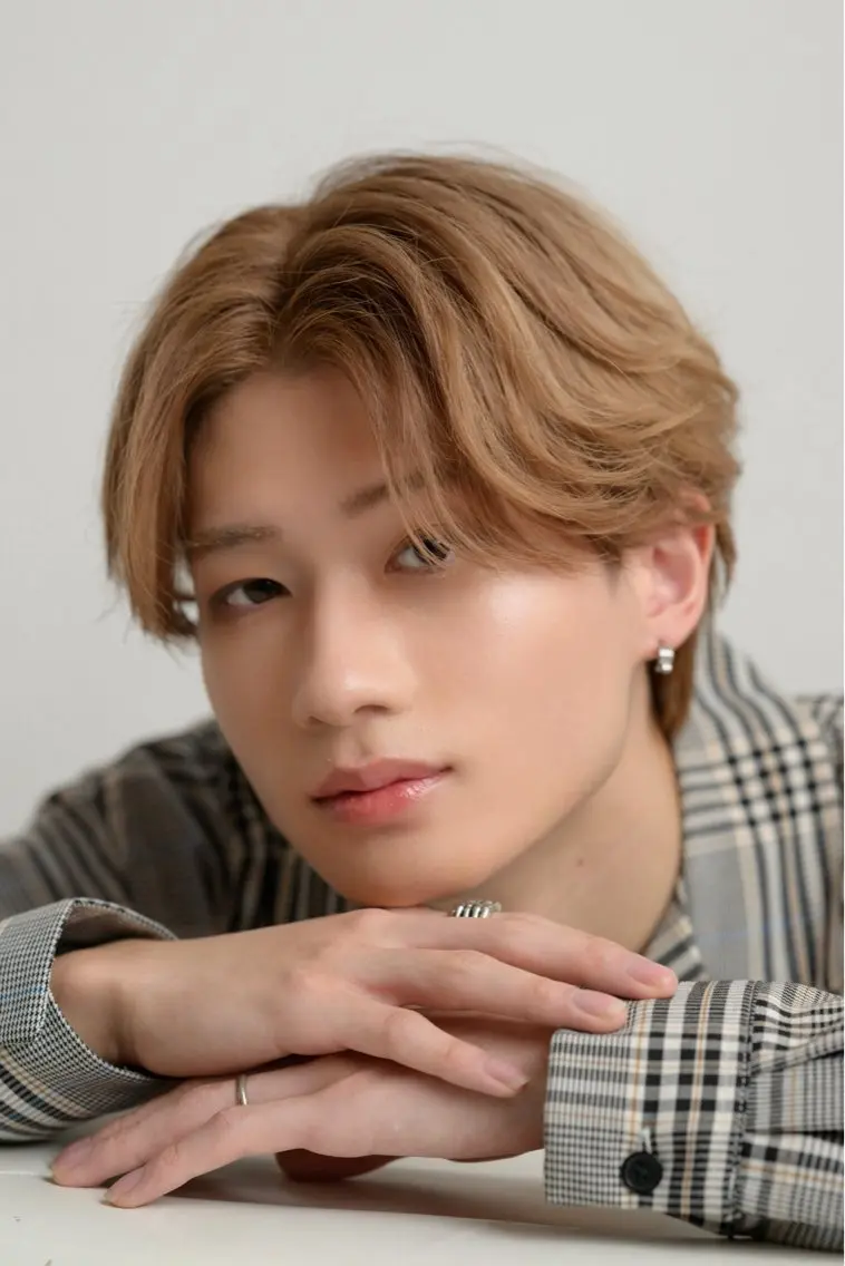 カラー パーマ メンズ センターパート カット パーマ 齋藤 大輔のヘアスタイル