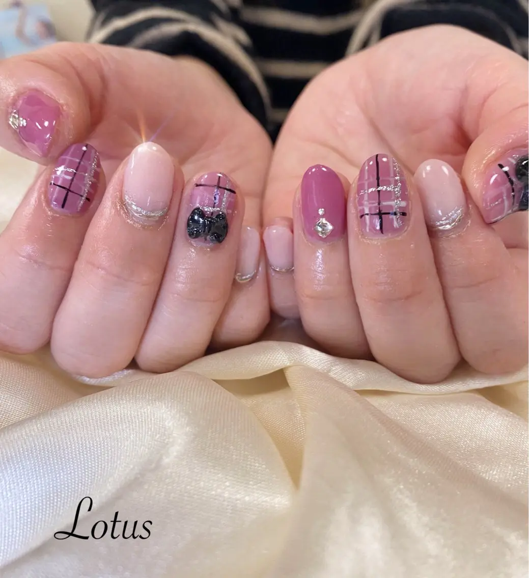 ネイル ハンドネイル ネイル＆脱毛 Lotus🌸のネイルデザイン