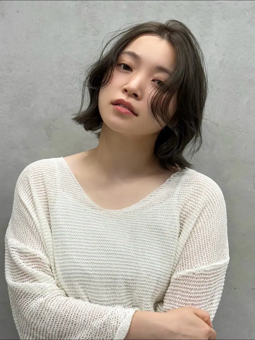 ショート ブリーチダブルカラー ハイライト/山本喜熙のヘアスタイル