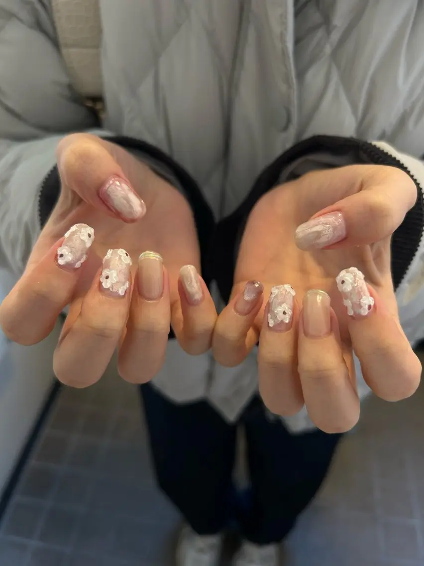 ネイル 持ち込み ハンドネイル Aimer Ciel エメシエル大宮ネイルのネイルデザイン