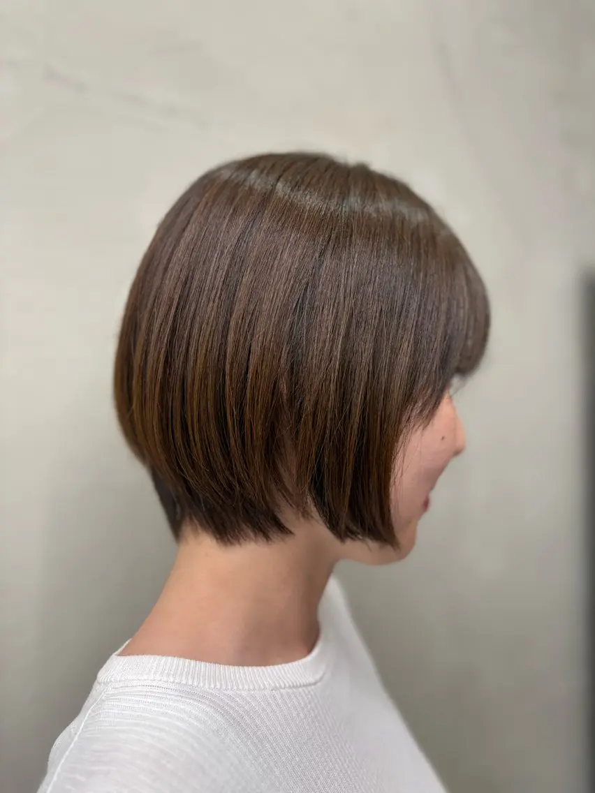 ショート ショートヘア かわうち れなのヘアスタイル