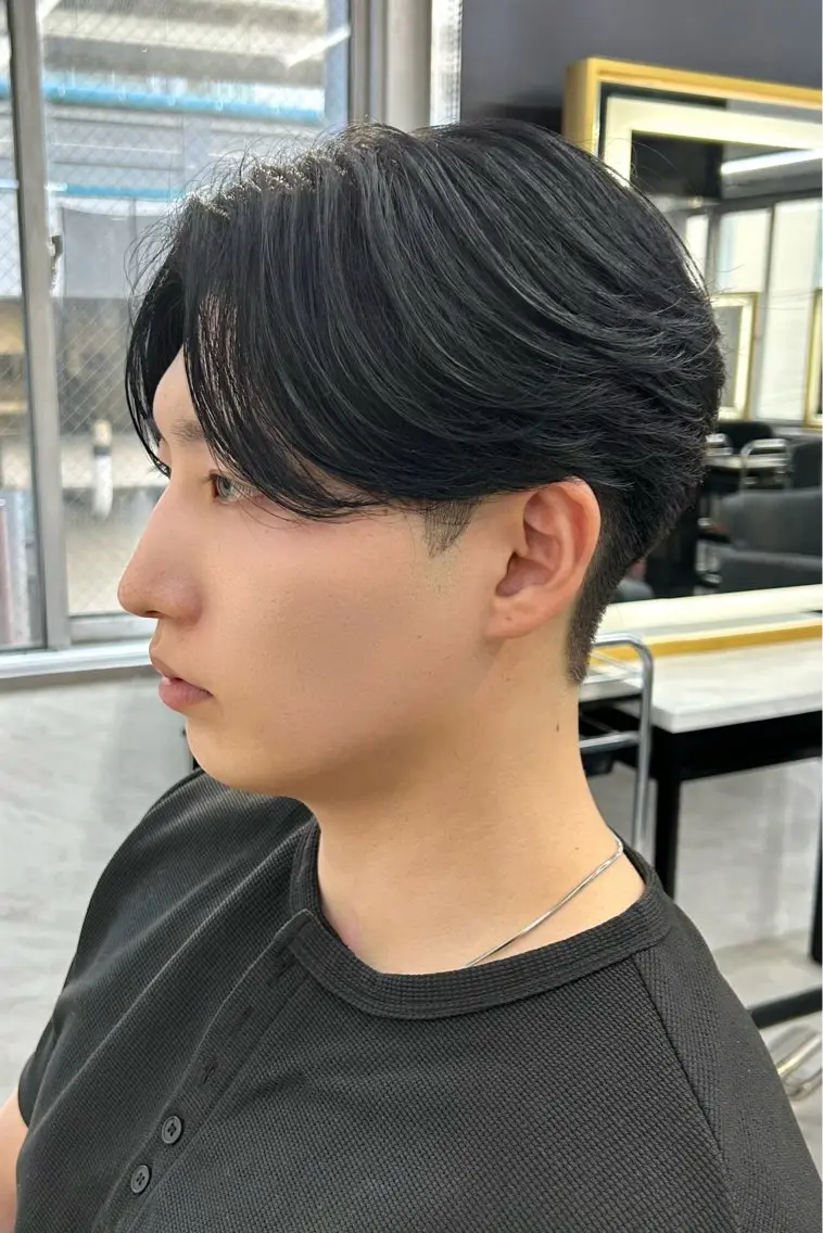ショート カラー メンズ カット ヘアセット メンズスタイリスト 前田雄輝のヘアスタイル
