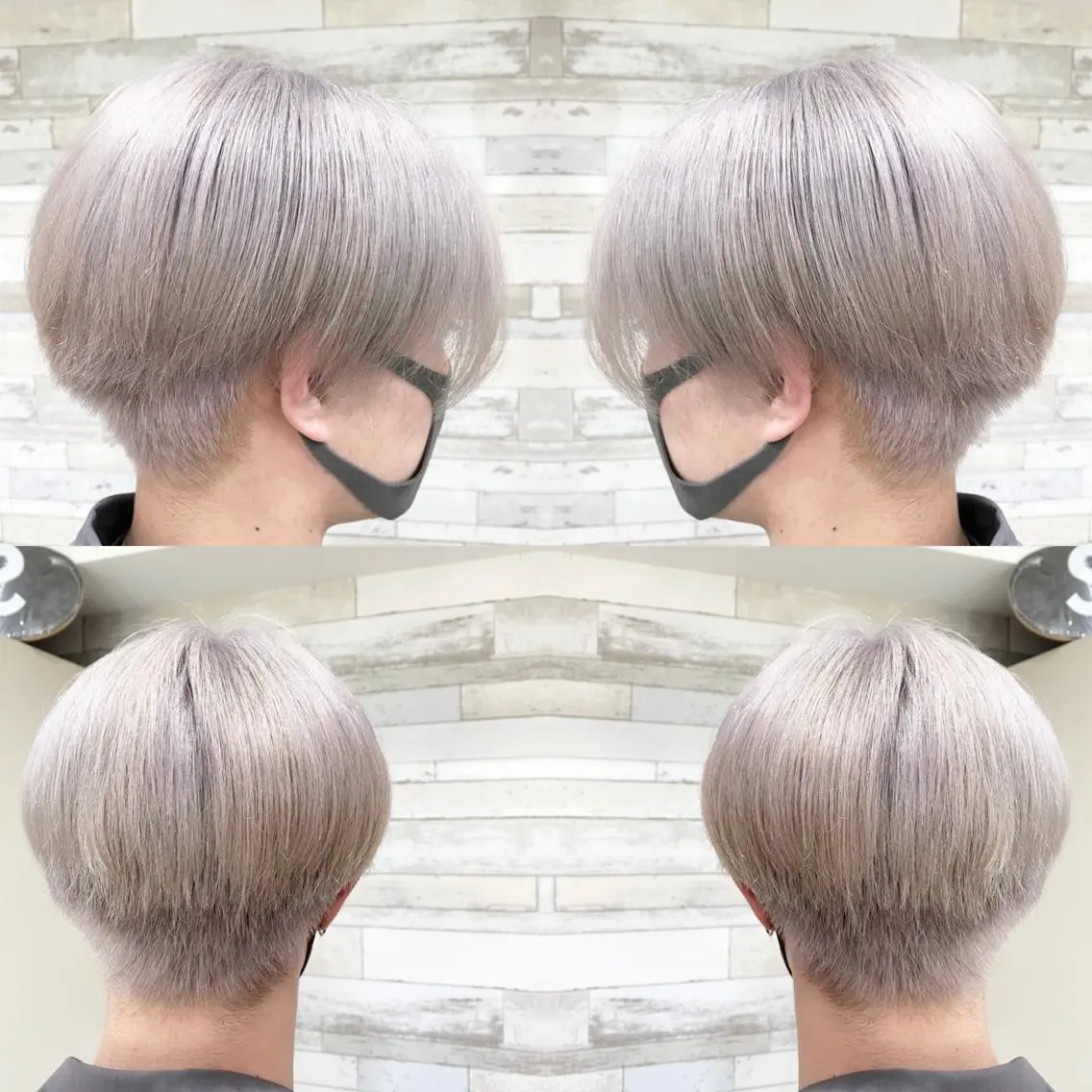 ショート カラー メンズ ヘアカラー トリートメント ✨️眉毛、派手髪、 ハイトーンShinの眉毛・アイブロウイメージ