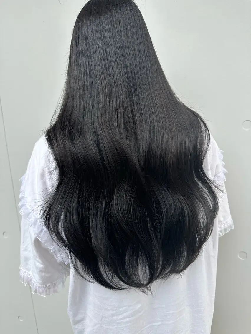 ロング カラー アディクシーカラー ブリーチ ケアブリーチ ダブルカラー イヤリングカラー DAIKIベージュ 🍂レイヤーカットのヘアスタイル