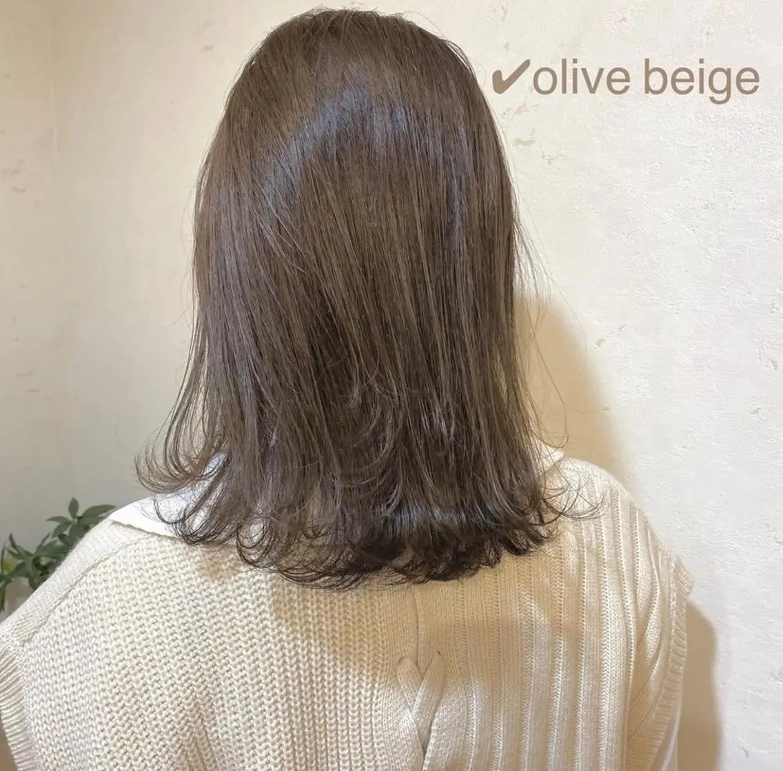 ミディアム カラー スタイリスト 林 風香のヘアスタイル