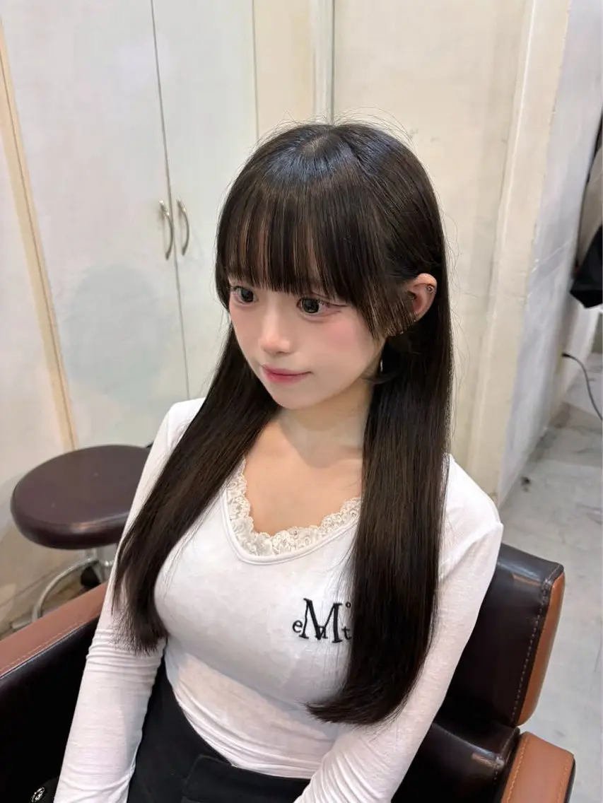 ロング カラー カット ヘアカラー トリートメント Misaki ☆*:.｡のヘアスタイル