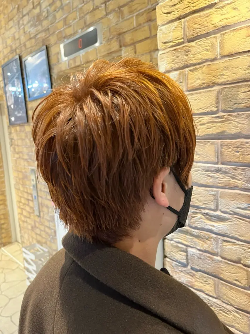ショート カラー メンズ カット ヘアカラー 似合わせスタイル 🌹mao🌹のヘアスタイル