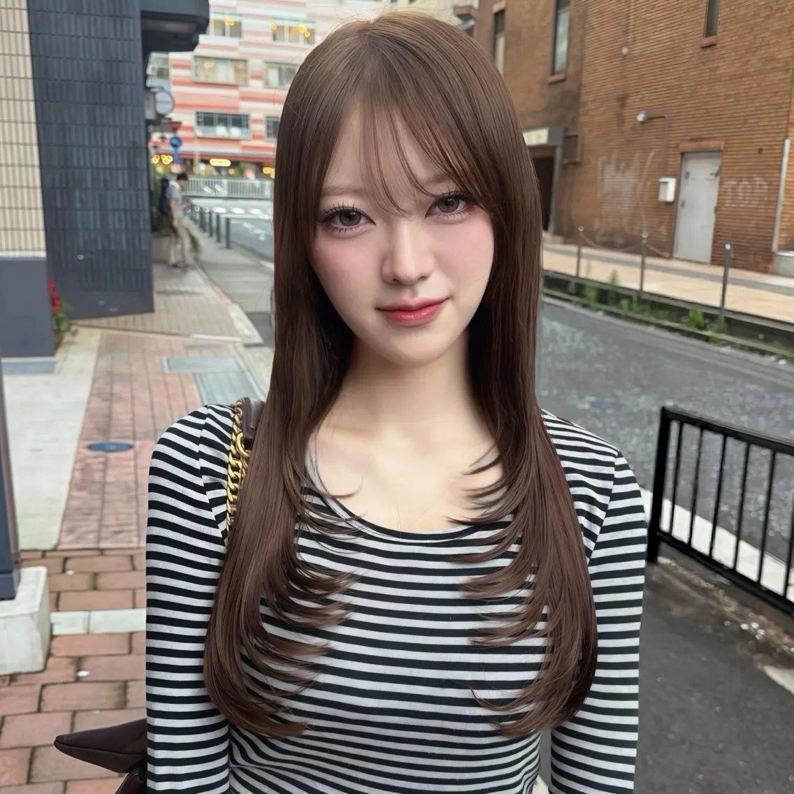 ロング カット ヘアカラー トリートメント ヘッドスパ ヘアセット 🇰🇷韓国ワンホン カラー🎀✨️AYUのヘアスタイル