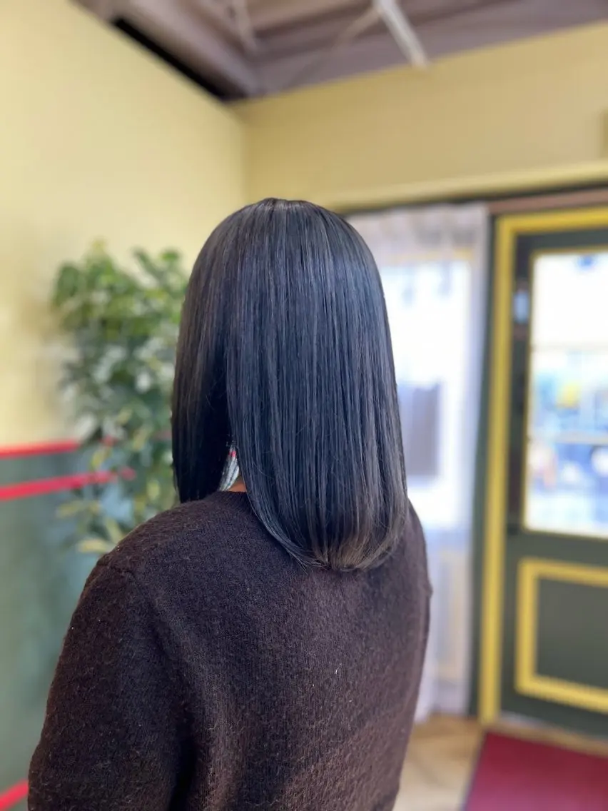 セミロング 米倉 麻衣のヘアスタイル
