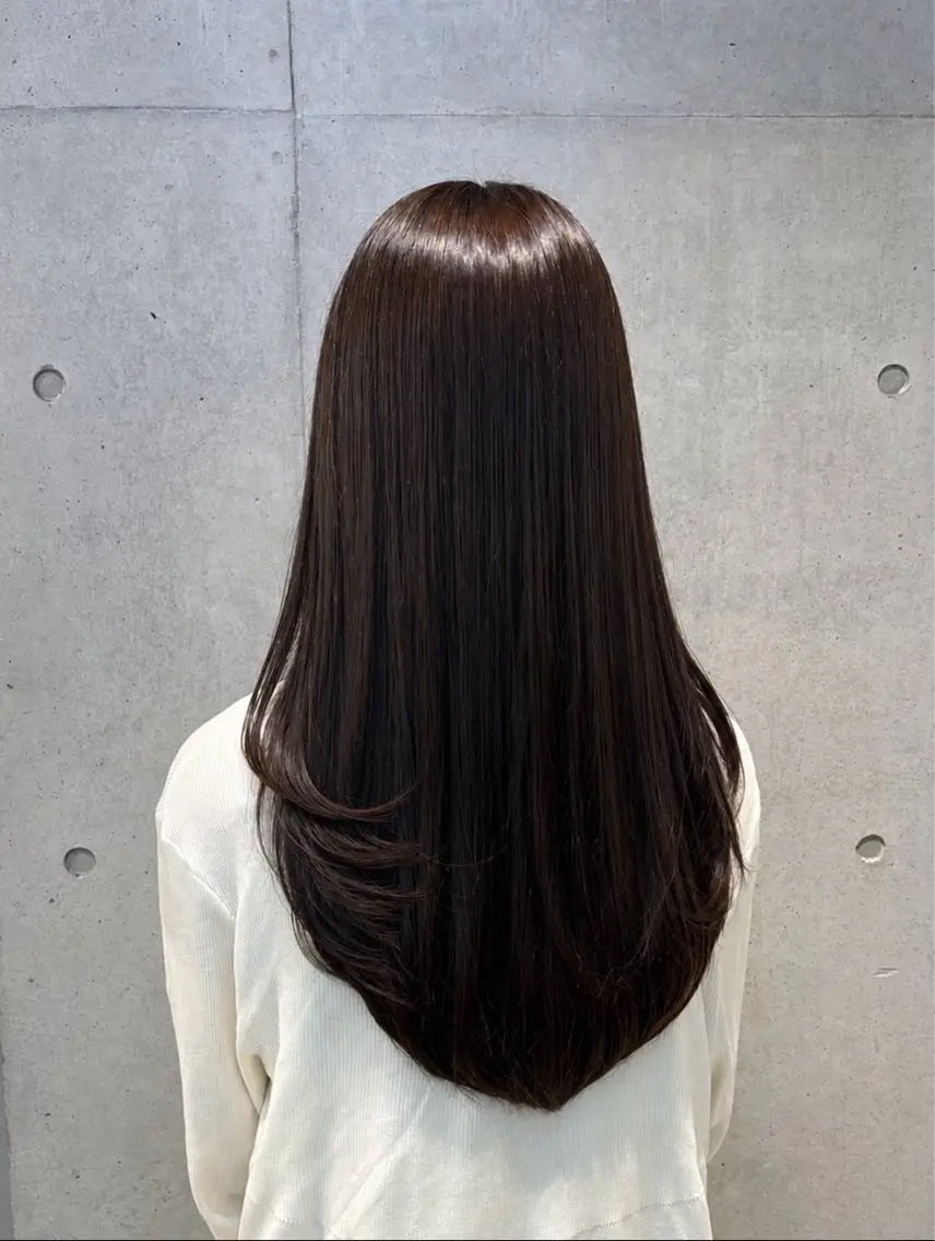 ロング カラー パーマ ヘアアレンジ メンズ 赤み消しカラー /美 髪☘️Reika☘️のヘアスタイル