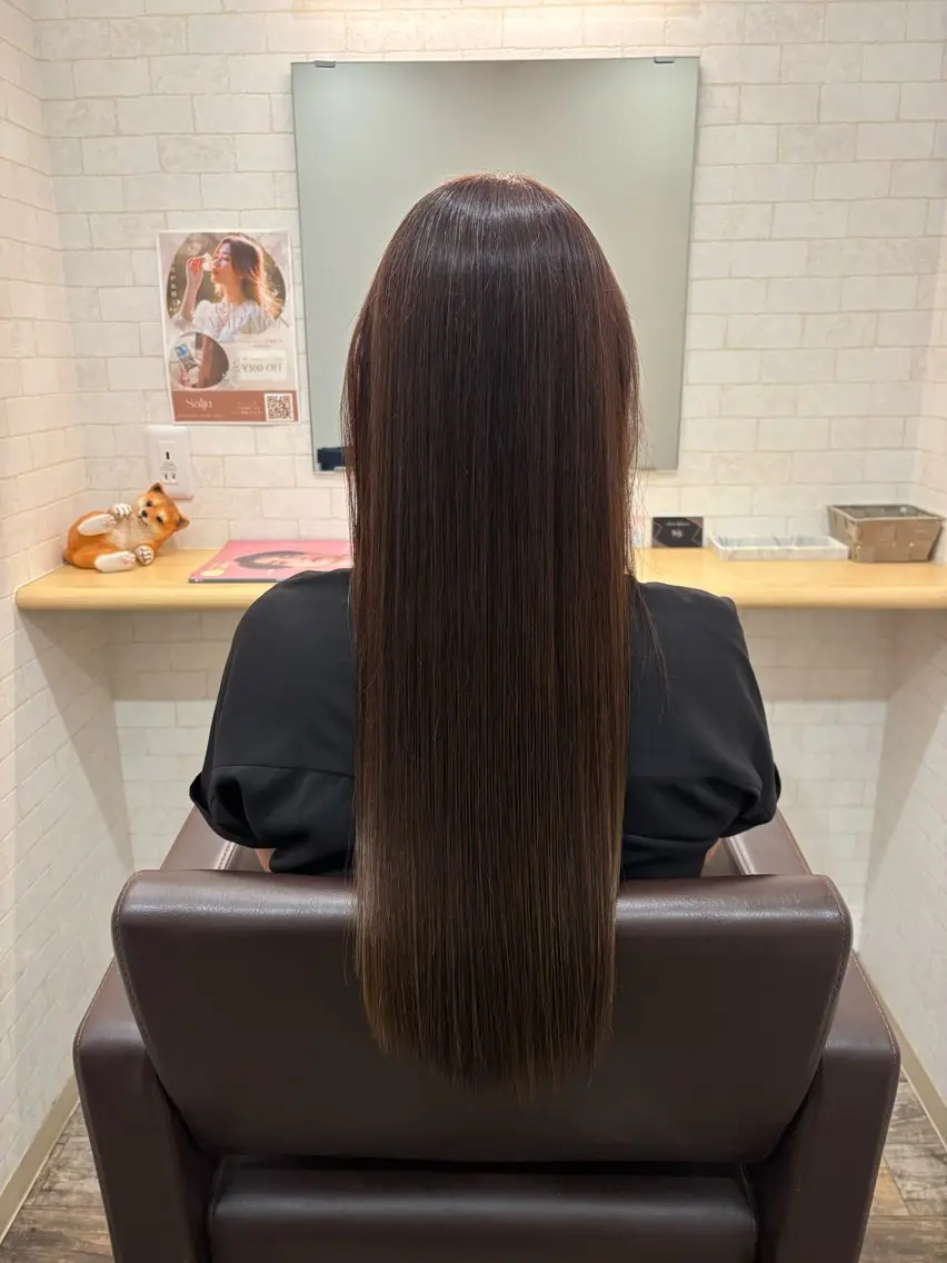 ロング カラー イルミナカラー 髪質改善 masa ディレクターのヘアスタイル
