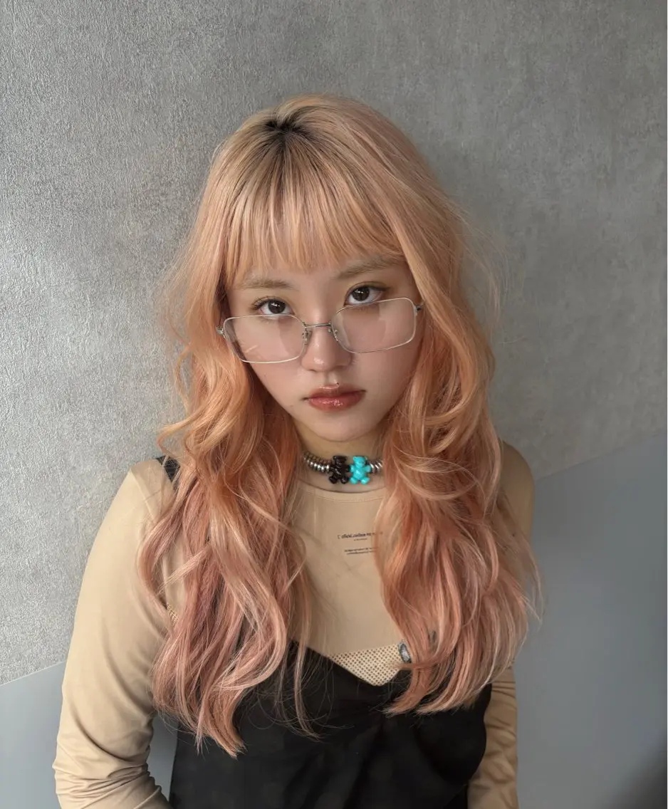 ロング ハッシュカット ハイレイヤー レイヤーカット Yuta✂︎ 韓国レイヤー🪽のヘアスタイル