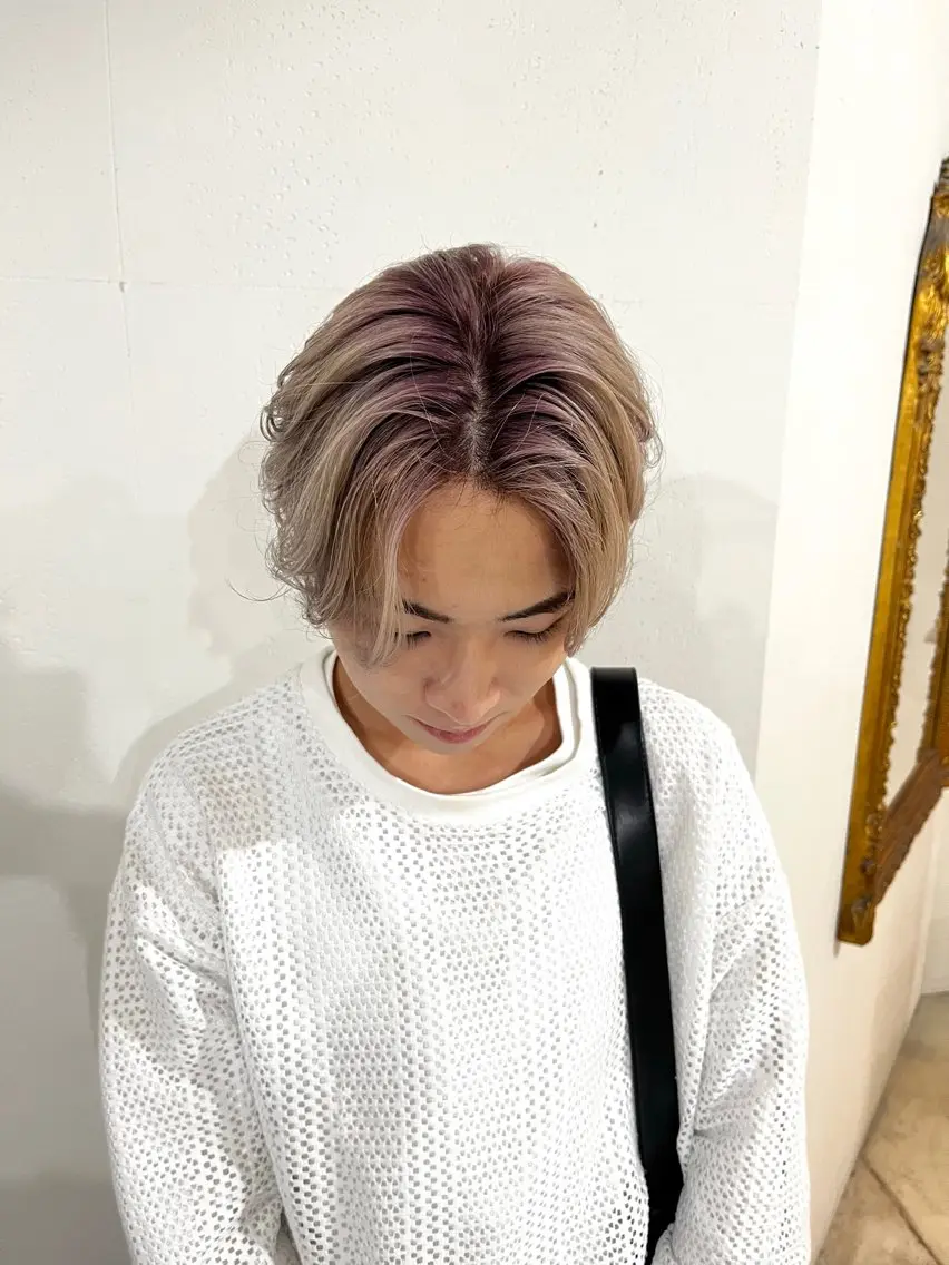 カラー メンズ 🩵DAICHI /デザイン特化🩵のヘアスタイル