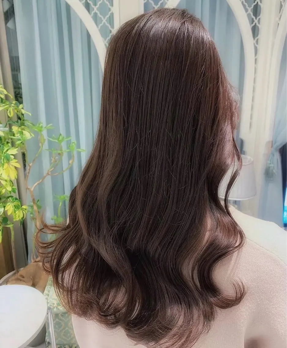 ロング カラー ヘアカラー 三井 千里のヘアスタイル