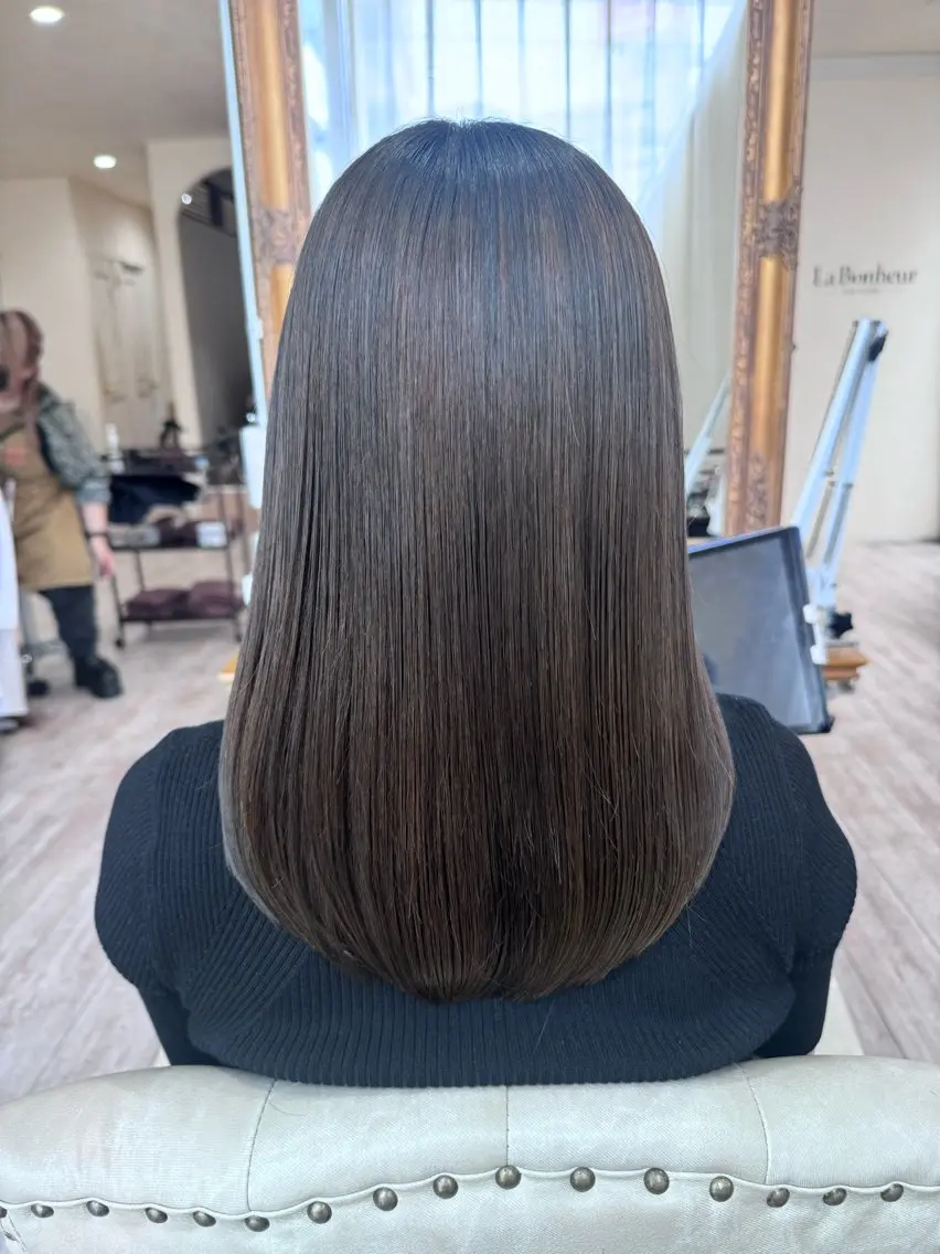 ロング カラー ヘアアレンジ 髪質改善 レイヤーカット ロング トリートメント カット ヘアカラー トリートメント 新越谷noble店長 松本拓也▶◀*.のヘアスタイル