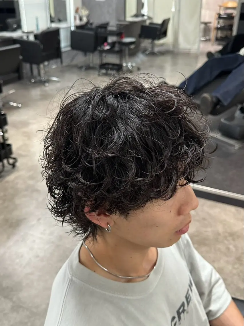 パーマ メンズ 立川【縮毛矯正】 璃音のヘアスタイル