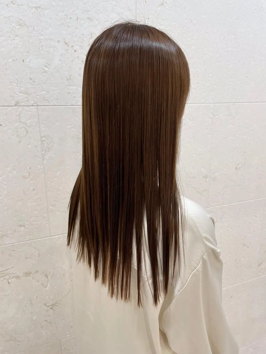 【カット+コスメストレート+hitaシステムトリートメント 🦋地毛風ストレート 潤いのある自然な仕上がりに】の写真