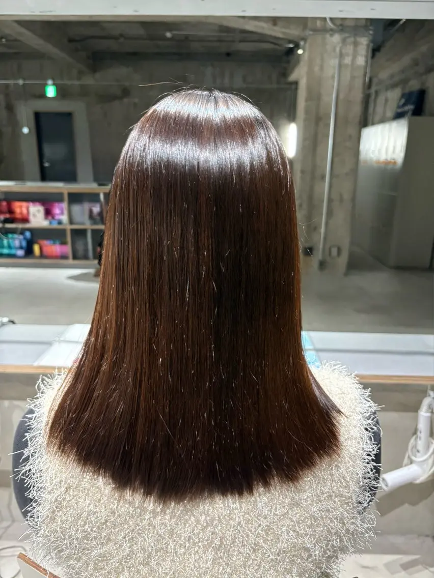ミディアム カット 玉置七海✨ /透明感/髪質改善のヘアスタイル
