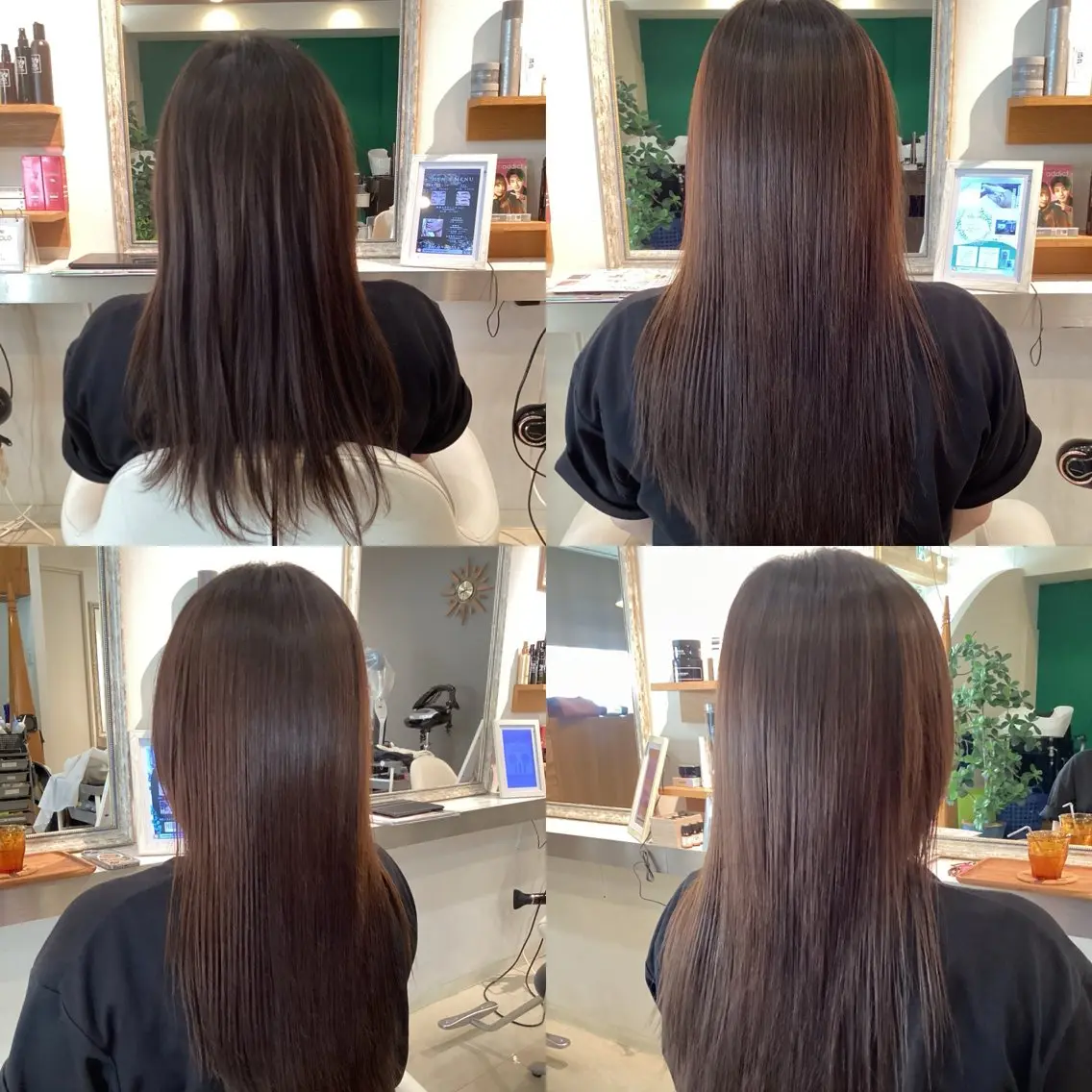 ロング 髪質改善 似合わせカット カット 縮毛矯正 hair bonitaのヘアスタイル