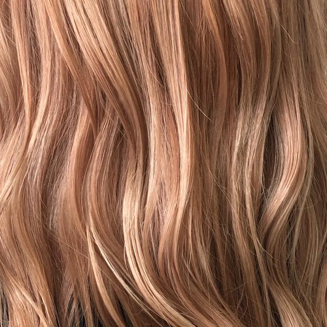 セミロング カラー ヘアアレンジ ベージュカラー オレンジ オレンジベージュ 池袋/韓国レイヤー 💗🐇amiのヘアスタイル