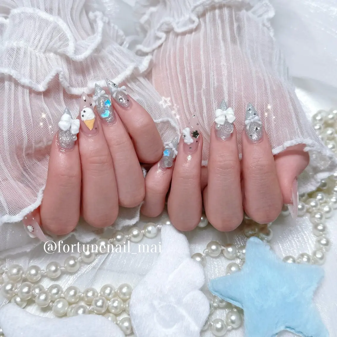 ネイル ハンドネイル 🎀Mai 🎀のネイルデザイン