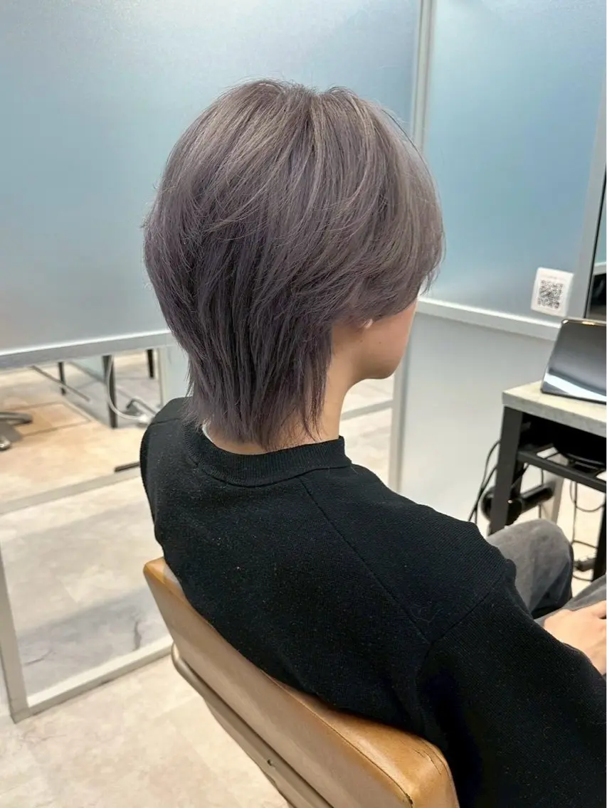 ♡ミニモ学割♡メンズカット+ブリーチダブルカラーの写真