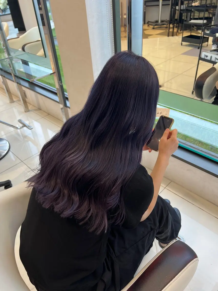 ロング カラー 清水 星奈のヘアスタイル