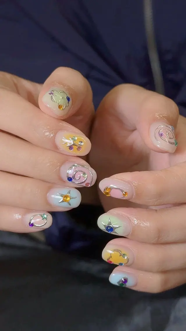 ネイル 持ち込み ワンホンネイル ハンドネイル AKIKO NAILのネイルデザイン